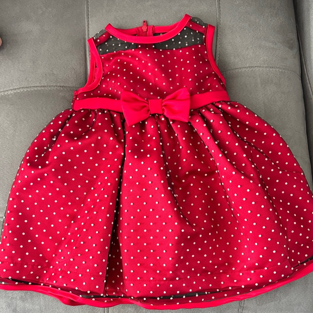 Penelope Mack Red Polka Dot Dress